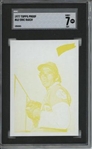 1977 Topps #62 Eric Raich 9 card progressive proof.